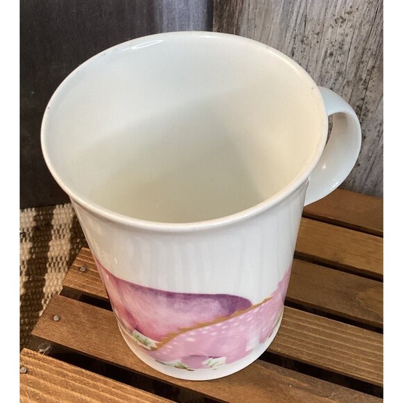 Dunoon Cherry Denman Dinosaurs Mug Triceratops & T Rex Fine Bone China Coffee - Picture 7 of 10